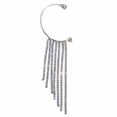 thumbnail image 3 of Fiudx Pendientes de Diamantes Brillantes, Diseño de Borla Larga, Material de Aleación, Joyería de Moda Llamativa, Perfectos para Fiestas, Bodas y Banquetes, Accesorio para Mujer, Opción de Regalo Úni, 3 of 6