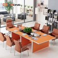 thumbnail image 5 of Customzied Rectangle  2.4m Black Color Office Conference Meeting Room Office Meeting Table for 6 people My Lux Decor Round, 5 of 5