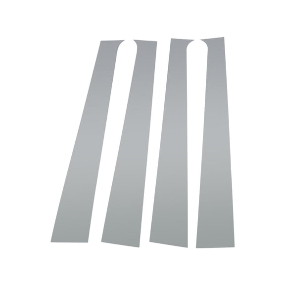 Chrome Pillar Posts Door Window Trim Fits for 1998 1999 2000 Dodge Ram 1500