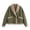 Green, variant on Women's Long Sleeve Fleece Top Soft Coats Snow Vintage Winter Spring Sherpa Button Drop Shoulder Outerwear Beige Large