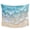 Teal, variant on Blue Coastal Beach Large Tapestry for Bedroom Wall Hanging Tapestry, Summer Ocean Nautical Seaside Ceiling Backdrop Tapestries Poster Blanket Wall Decor for Teens Room Living Room Dorm 100" x 59"