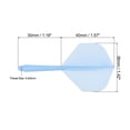 thumbnail image 2 of Uxcell Integrated Dart Shaft & Flights, 12 Pack Lightweight Dart Flight Set, Blue, 2 of 5