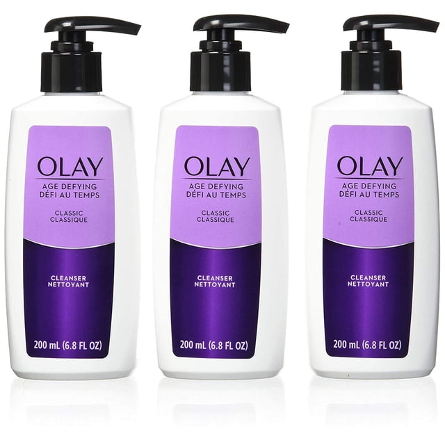 Limpiador facial clásico antiedad Face Wash Olay, 200 ml, 3 unidades