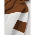 thumbnail image 5 of Hooded Knit Sweatshirt with Color Block, 5 of 5