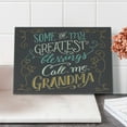 thumbnail image 2 of Grandma Cutting Board, Greatests Call Me Grandma Words with Ornamental Swirled and Curved Lines, Decorative Tempered Glass Cutting and Serving Board, in 3 Sizes, by Ambesonne, 2 of 5