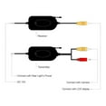 thumbnail image 4 of juego de transmisor y receptor de vídeo inalámbrico de 12 V/2,4 GHz para cámara de respaldo de vehículo/cámara delantera de coche Ormromra 221857, 4 of 9