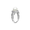 thumbnail image 4 of 8-8.5mm White Freshwater Cultured Pearl Heart Ring in Sterling Silver for Women, 4 of 5