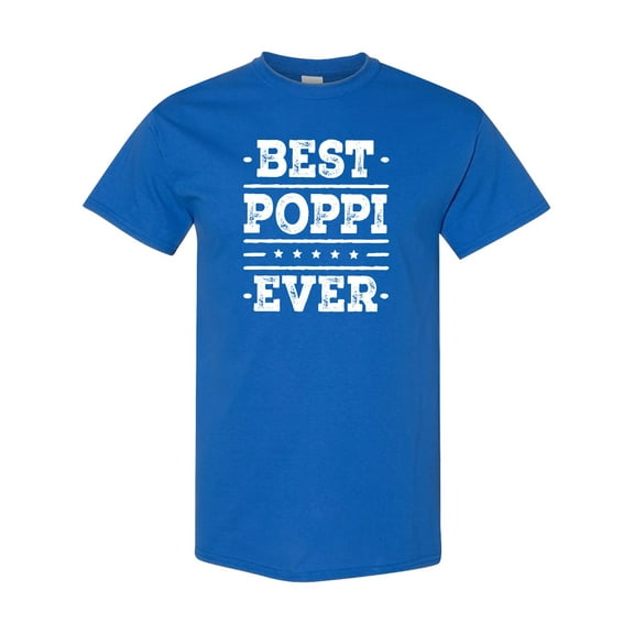 Inktastic Best Poppi Ever Fathers Day Grandpa T-Shirt