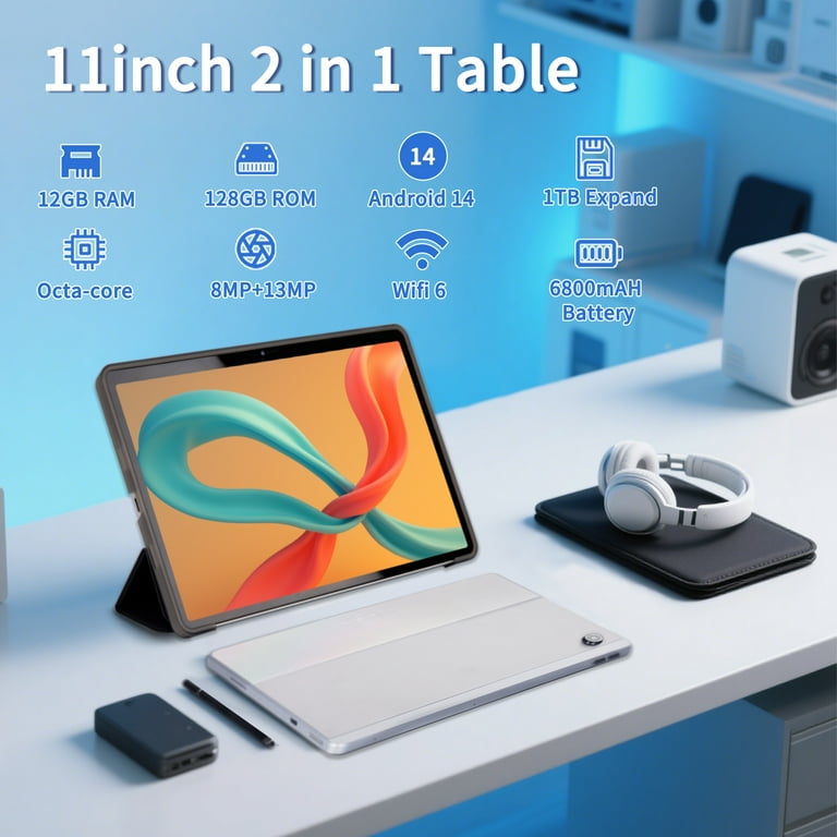 Walmart Black Friday Deals 2025 - 11inch 2K Tablet Android 14 with