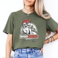 thumbnail image 2 of Bella Canvas Mamasaurus T Shirt Funny Dinosaur Family Mom Gift Tee, 2 of 6