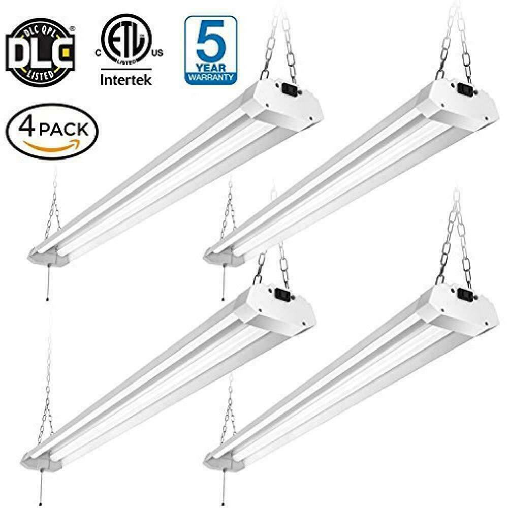 LED Utility Shop Light 4ft 5500 Lumens Super Bright 50W 5000K Daylight