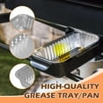 thumbnail image 4 of 9328812P06 Drip Tray Liners for CharBroil G325-5703-W1 G416-0015-W1 Grease Pan, Aluminum Foil Grease Tray for CharBroil Performance 463365021 463448021 Grill Replacement Parts, 20 Pack, 4 of 14