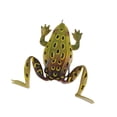 thumbnail image 4 of Frog lure compacto resistente suave y sin trucha de cebo de pesca ligera lucio Amarillo oscuro, 4 of 8