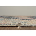 thumbnail image 6 of Contemporary Home Living 2' x 3' Geometric Diamond Rectangular Area Throw Rug - Cream and Blue, 6 of 8