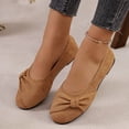 thumbnail image 6 of Willtoo Womens Bow Decor Flats Ballet Shoes Round Toe Slip On Loafers Soft Comfort Lightweight Casual Non Slip Walking Shoes, 6 of 6