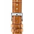 thumbnail image 3 of Morellato Bolle Alligator Embossed Genuine Calf Leather Watch Strap - Honey - 16mm - Chrome-plated Stainless Steel Buckle - MORELLATO 1930 Collection, 3 of 8