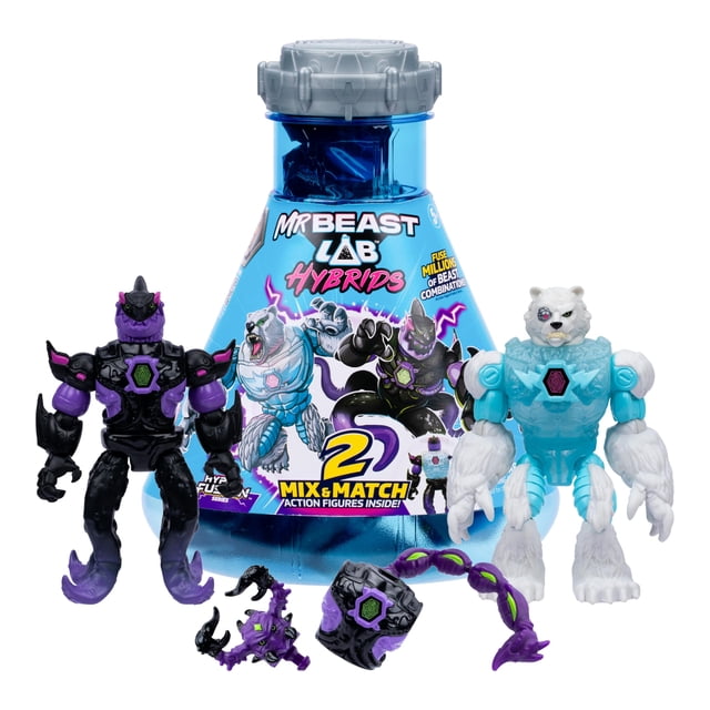 Figuras de acción MRBEAST LAB Hybrids Multi Pack de 2 figuras