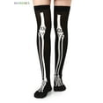 thumbnail image 5 of BadPiggies Halloween Thigh High Long Stockings Spider Pumpkin Bat Bone Over Knee Socks for Cosplay Party, 5 of 9