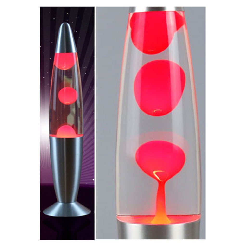 Cute Metal Base Lava Lamp Wax Volcano Style Night Light Lava Lighting