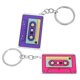thumbnail image 1 of Retro Keychain Acrylic Cassette Tape for Decor 2Pcs Vintage Style Charm, 1 of 4