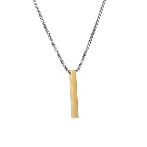 Men's 24" 3mm Franco Chain Necklace - Gold Plated Stainless Steel, Unisex + Gift Box 3 thumbnail image