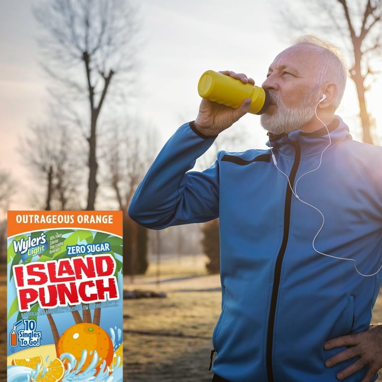 Wyler's Island Punch Outrageous Orange Drink Mix (20 Total