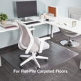 thumbnail image 2 of Staples Carpet Chair Mat 46" x 60'' Flat-Pile Clear (20233-CC), 2 of 6
