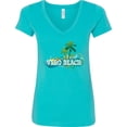 thumbnail image 3 of Inktastic Vero Beach Florida Vacation Women's V-Neck T-Shirt, 3 of 5