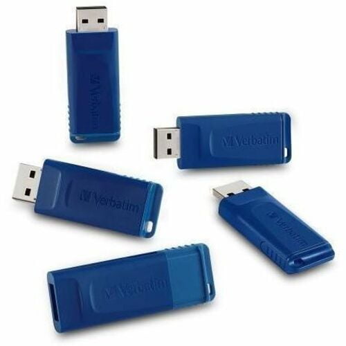 16 GB Classic USB 2.0 Flash Drive - Blue (5/Pack)