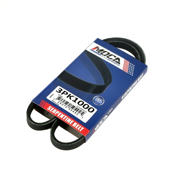 MOCA AUTOPARTS 3PK1000 EPDM Serpentine Belt Fit for 1990-1992 INFINITI M30 3.0L & 1991-1997 Nissan 240SX 2.4L