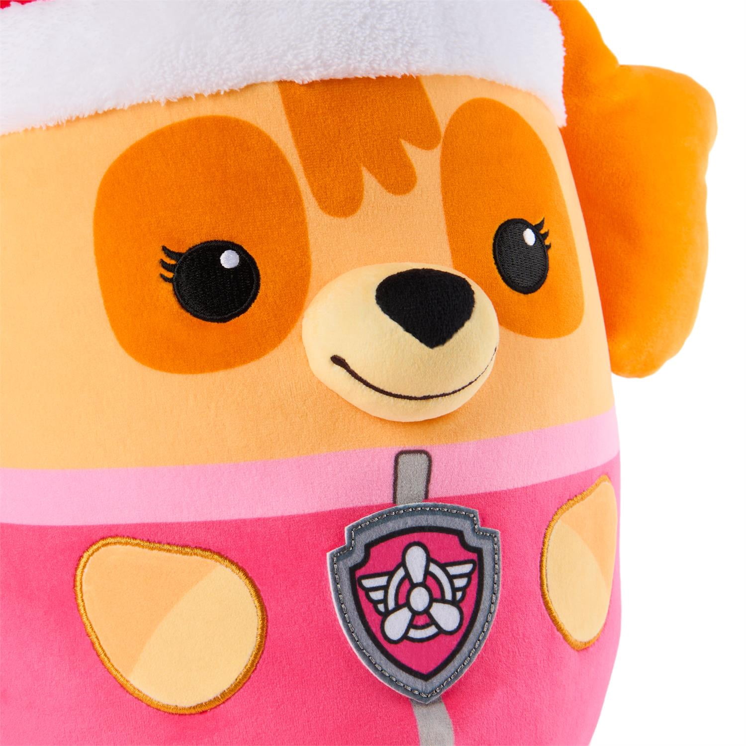 Paw Patrol Winter Holiday 12 Inch Squish Plush Bundle, Chase, Marshall and Skye