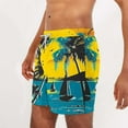 thumbnail image 6 of Xysaqa Big & Tall Board Shorts for Men Swim Trunks Summer Lightweight Hawaiian Beach Shorts Swimsuit Palm Tree Print Holiday Party Swimming Shorts Bathing Suits 3X 4X 5X Clearance, 6 of 6