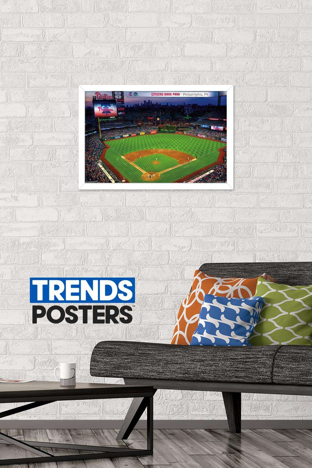 MLB Philadelphia Phillies - Citizens Bank Park 19 Wall Poster, 14.725" x 22.375", Framed