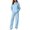 Sky Blue #21, variant on WULMLEO Matching Sets Women Clothing Matching Hooded Hoodies and Wide Leg Pants Stretch Tracksuit Set Casual Fitted Winter Two Piece Set Dark Green XL