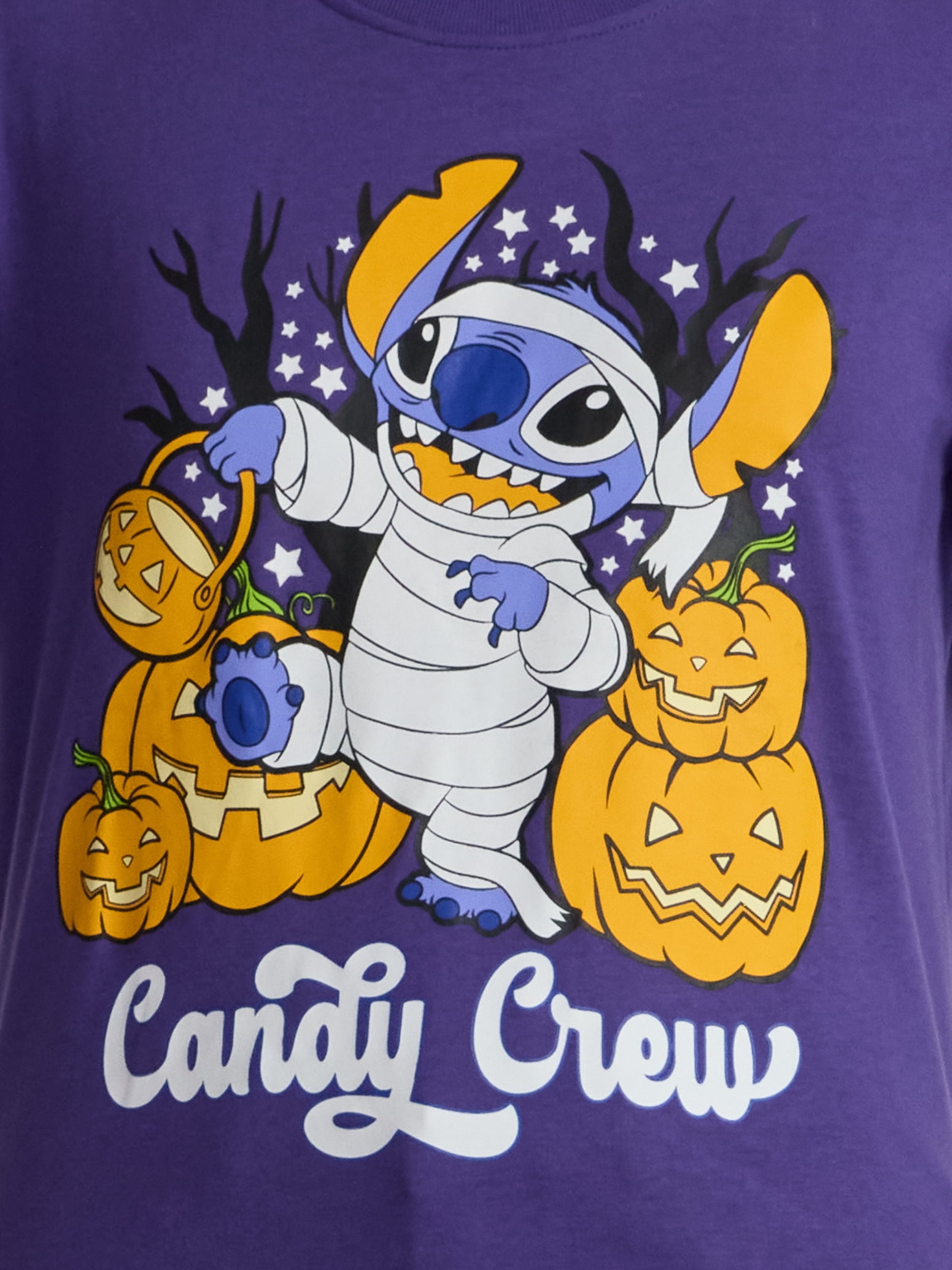 Halloween Lilo & Stitch Mummy Women’s Graphic Tee, Sizes XXS-XXL