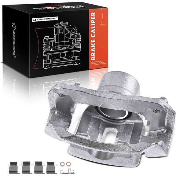 A-Premium Disc Brake Caliper Assembly with Bracket Compatible with Toyota Highlander 2001-2007 Front Left Driver Side