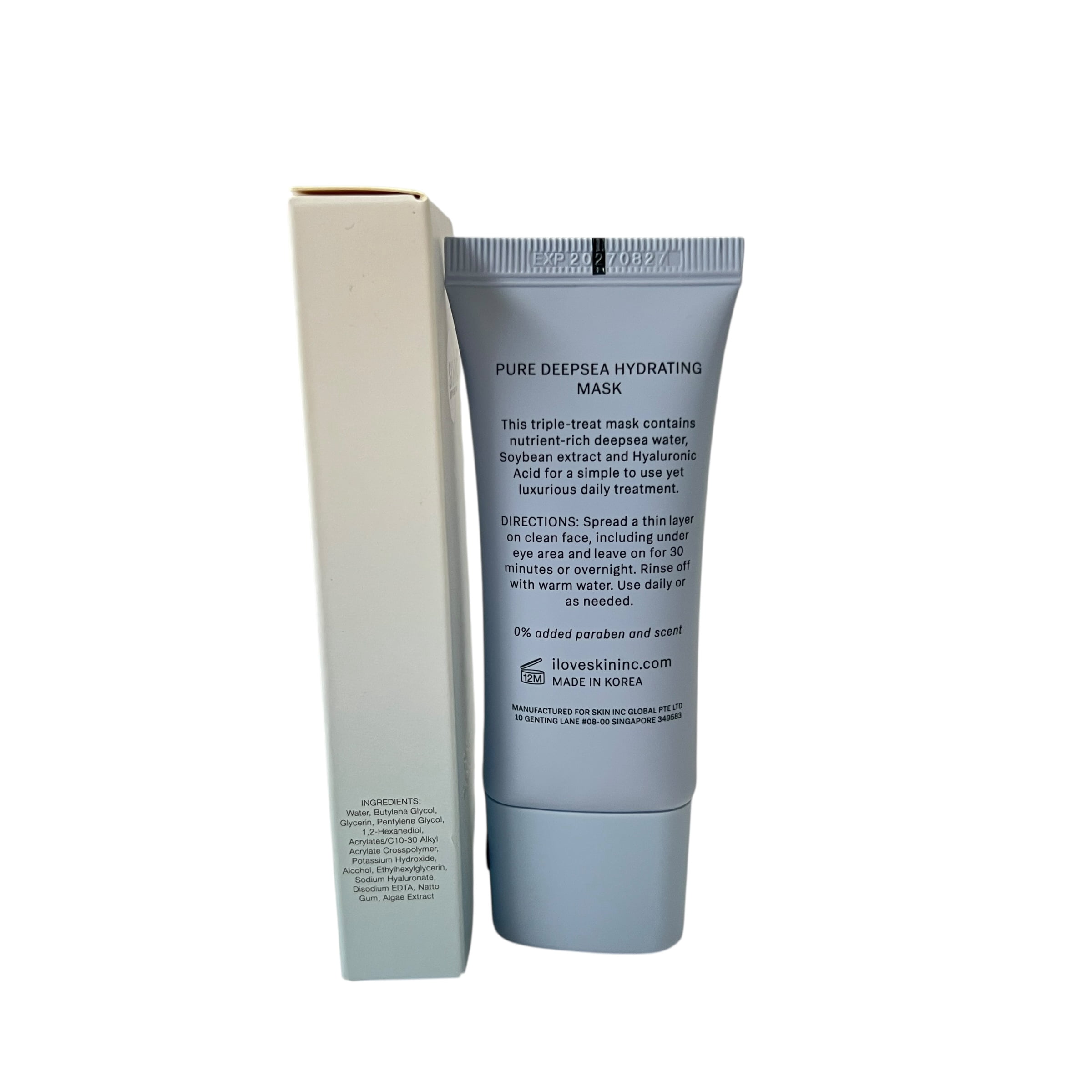 Skin Inc Supplement Bar Pure Deepsea Hydrating Mask 1 fl oz