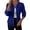 Blue, variant on Womens Baseball Jacket Zip Up Long Sleeve Knit Casual Varsity Style Coat Lightweight for Spring Fall Everyday,Purple 2XL
