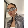thumbnail image 3 of Gafas de Sol FEISEDY Sin Montura Y2K Futuristas Envolventes B2927, 3 of 8