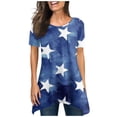 thumbnail image 1 of Birdeem Mode Femmes Été T-Shirt Imprimé Ample Col Rond Manches Courtes Blouse Décontractée, 1 of 5