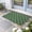 Dark Green, variant on Beige Moroccan Door Mat Indoor Outdoor, Morocco Geometric Quatrefoil Lattice Non Slip Welcome Mat with Rubber Backing, Absorbent Fabric Front Door Mats Entryway Rug for Home Patio Entrance 24"x36"