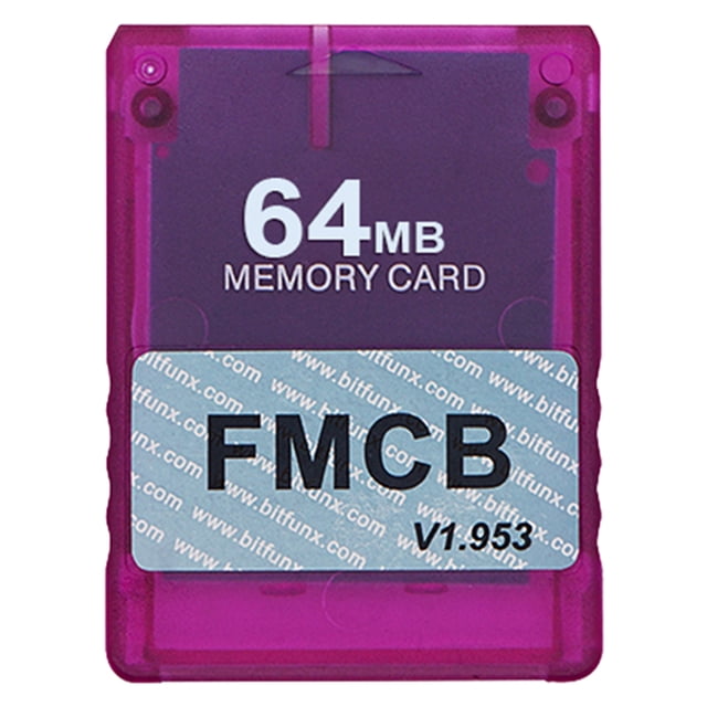 Tarjeta de memoria FMCB V1.953 de 8MB/16MB/32MB/64MB con tarjeta de memoria para juegos OPL para PS2