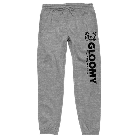 Gloomy Bear Logo Adult Unisex Athletic Heather Graphic Sweatpants-XS