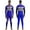 Royal Blue, variant on TiaoBug Racer Driver Cosplay Bodysuit for Mens Long Sleeve Plaid Jumpsuit Cheerleading Uniform Red L