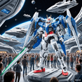 thumbnail image 2 of Gundam model Hobby Strike Freedom Gundam Seed Destiny Mobile Suit Model Kit Transforming Mech Handheld Assembly Large Class Robot Need to assemble by hand, 2 of 5