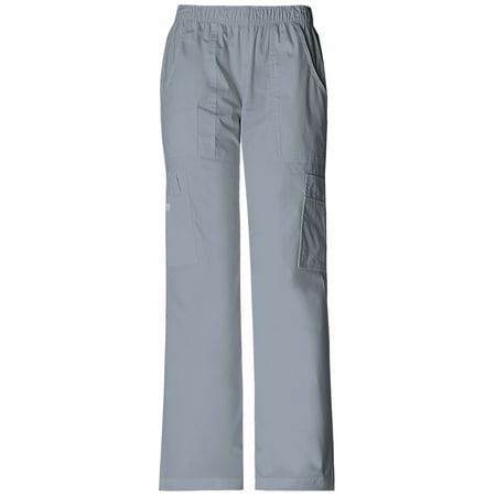 

Cherokee Workwear Core Stretch Women s Scrubs Pant Mid Rise Pull-On Cargo 4005