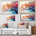 thumbnail image 4 of Designart "Vivid Maple Artistic Interpretation I" Tree Maple Floater Framed Canvas Wall Art, 4 of 5