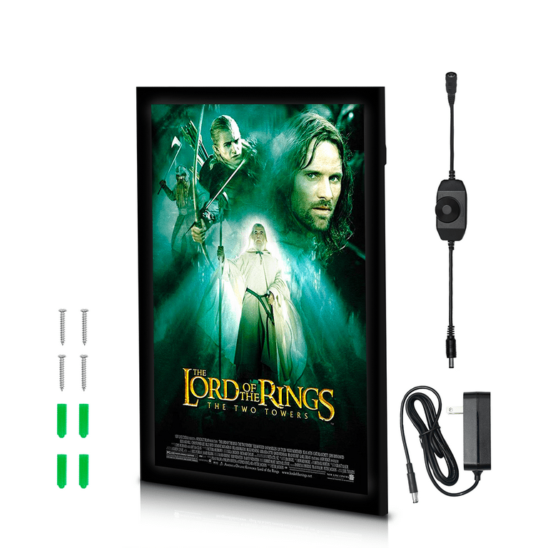 映画ポスターフレームセット NexaFrame LED Poster Frame - 27x40 Light Box for Movie