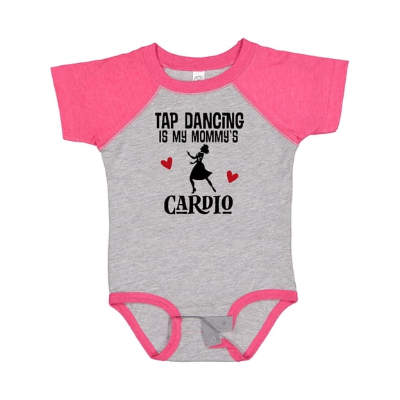 Inktastic Tap Dancing is My Mommys Cardio Girls Baby Bodysuit