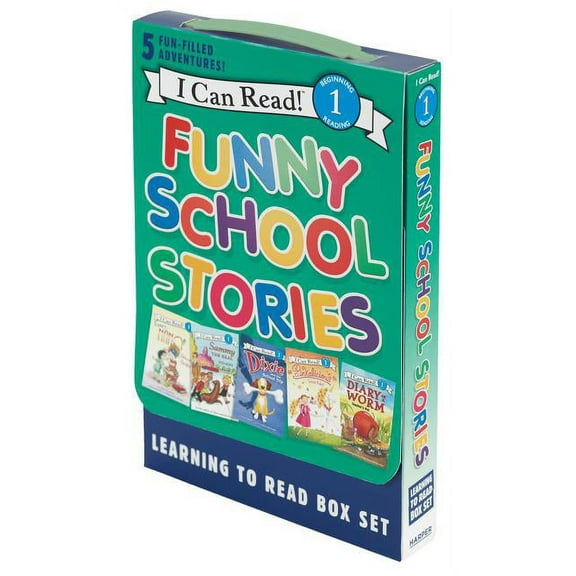 I Can Read Level 1 Funny School Stories: Learning to Read Box Set: A Box of 5 Books for Beginning Readers, (Paperback)